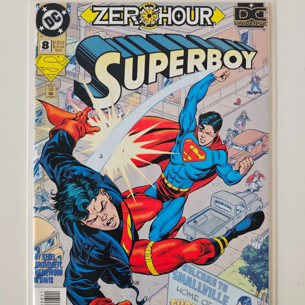 SUPERBOY #8 Sep 1994 DC Comics Zero Hour Welcome to Smallville VF/NM